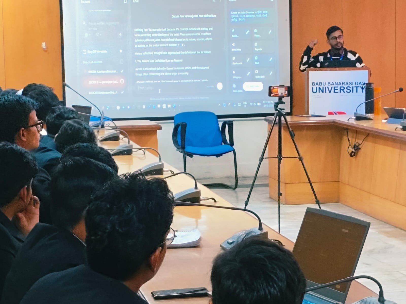 Guest Lecture at Law College